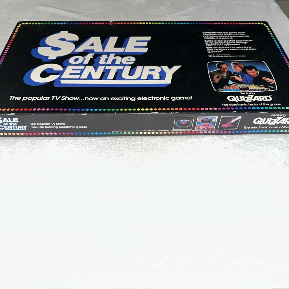 Vintage Sale Of‎ The Century Electronic Game 1986 Complete Unused Open Box - Picture 10 of 13